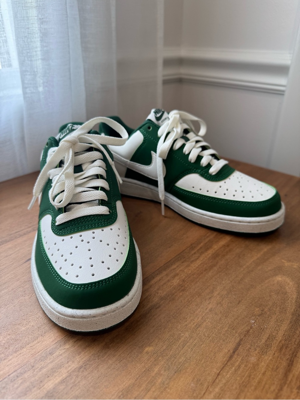 Green Nike Court Visions Womens size 6.5